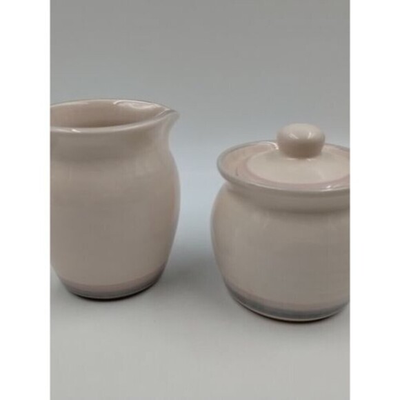 Pfaltzgraff Sunrise or Aura pattern Sugar Bowl and Creamer - Picture 4 of 8